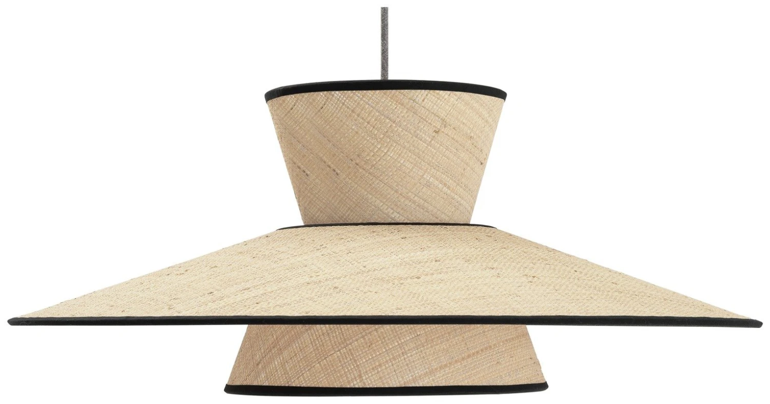 Habitat Otto 2 Tier Pendant Shade - Natural 2 Habitat Otto 2 Tier Pendant Shade - Natural - Image 2
