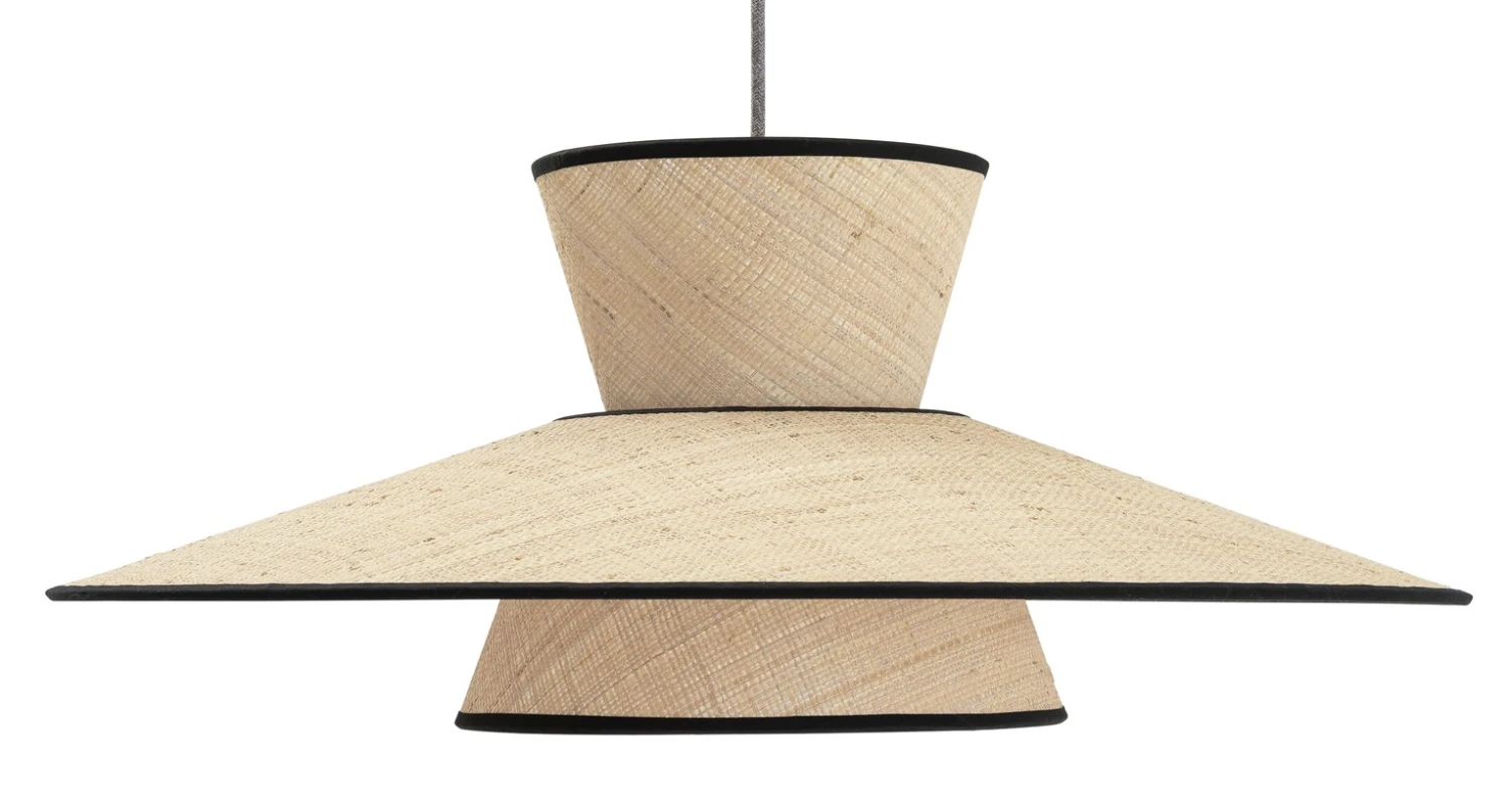 Habitat Otto 2 Tier Pendant Shade - Natural 6 Habitat Otto 2 Tier Pendant Shade - Natural - Image 6