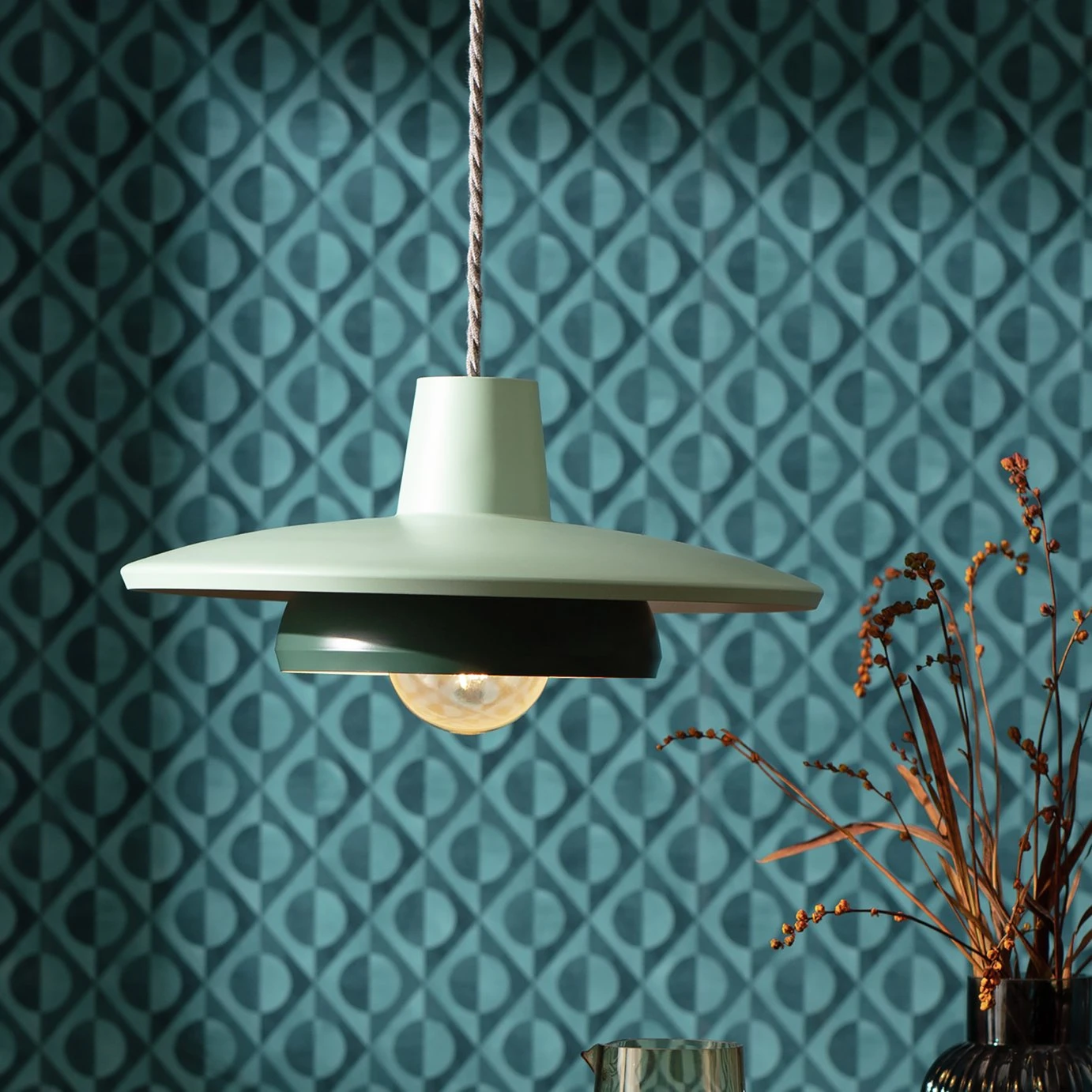 Habitat Velez 2 Tier Shade - Teal & Mint 1 Habitat Velez 2 Tier Shade - Teal & Mint