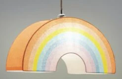 Habitat Kids Rainbow Paper Shade - Multicoloured -Habitat Store 9641697 R Z002C