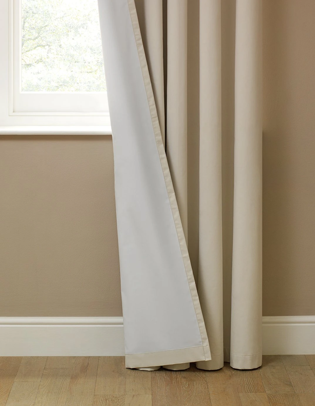 Habitat Blackout Eyelet Curtain - Cream 6 Habitat Blackout Eyelet Curtain - Cream - Image 6
