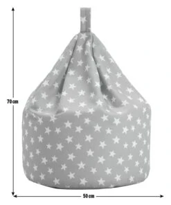 Habitat Kids Grey Stars Bean Bag 7 Habitat Kids Grey Stars Bean Bag -Habitat Store 9644199 R E001
