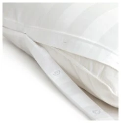 Habitat Cotton 400TC Sateen Stripe White Bedding Set -Double 10 Habitat Cotton 400TC Sateen Stripe White Bedding Set -Double -Habitat Store 9648030 R Z004A