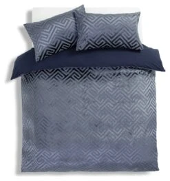 Habitat Velvet Geo Navy Bedding Set - Single 8 Habitat Velvet Geo Navy Bedding Set - Single -Habitat Store 9651663 R Z002A