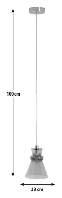 Habitat Vivian Glass LED Ceiling Light - Multicoloured -Habitat Store 9694022 R E001