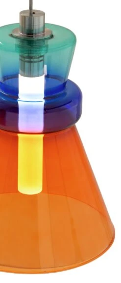 Habitat Vivian Glass LED Ceiling Light - Multicoloured -Habitat Store 9694022 R Z002A